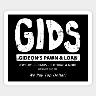 Gideon's Pawn & Loan GIDs Sticker